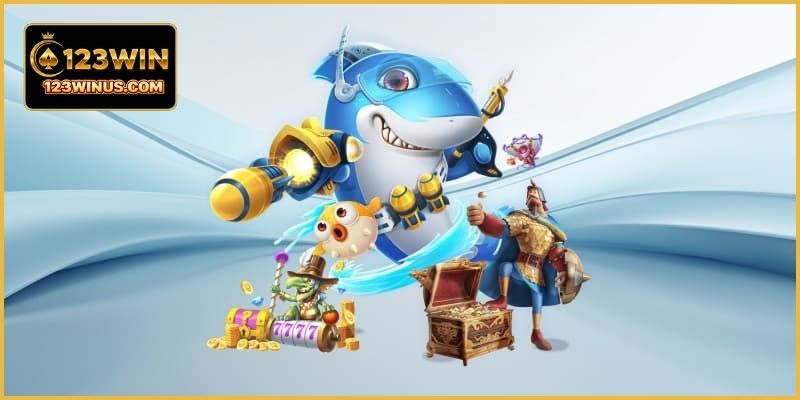 Người chơi trải nghiệm game bắn cá trên máy tính màn hình lớn