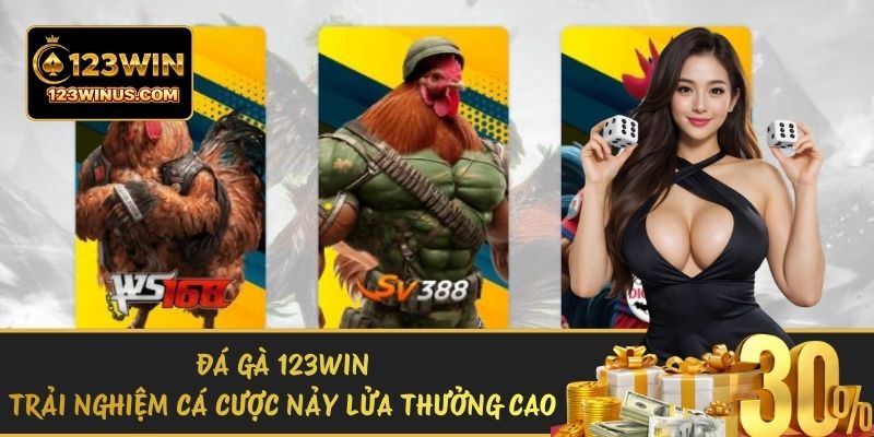 Đá Gà 123WIN - Trải Nghiệm Cá Cược Nảy Lửa Thưởng Cao
